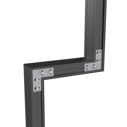 Equerre plate 90° Structural - Sachet de 10 pièces