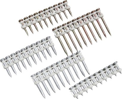 Packs Clous C6 ET cartouche de gaz. pour cloueur à béton GN420C - Long. 35 mm