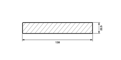 Lame pleine de terrasse à visser EXOTICS - 22,5 x 138MM L.3M - Mix 3 teintes