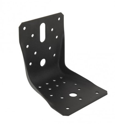 EQUERRE RENFORCEE 100-100-90-2 NOIRE