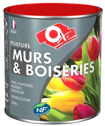 Peinture acrylique murs et boisserie satiné falaise 0.5 L