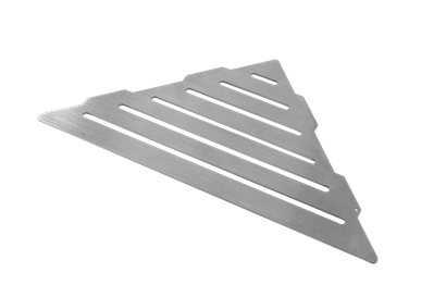 Tablette d’angle TI-Shelf LM1 Dural inox brossé