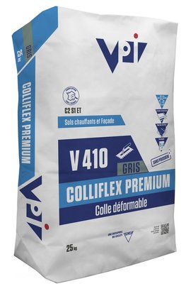 COLLE DEFORMABLE COLLIFLEX PREMIUM GRIS – SAC DE 25 KG