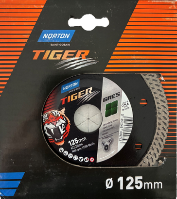 Disque diamant TIGER GRES 125x22,23