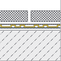 Natte de désolidarisation et d'étanchéité DURABASE CI++ - Rouleau de 1x 5ml épaisseur 3 mm - CI++ 5/1