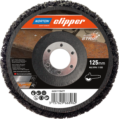 Disque de decapage CLASSIC METAL/PIERRE 125MM