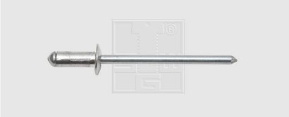 RIVET AVEUGLE ALUMINIUM 4.8 X 64 mm - P/100