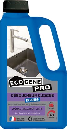Déboucheur express cuisine ECOGENE pro 1 l