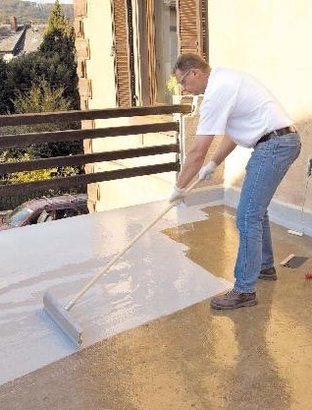 Système d'étanchéité liquide Alsan 200 Balcons Seau de 5 kg