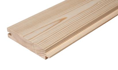 Plancher brut sapin du nord - raboté - 27 x 135MM L4,45M
