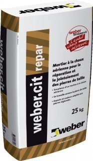 MORTIER POUR PIERRE DE TAILLE WEBER.CIT REPAR DG 28-7131 25KG