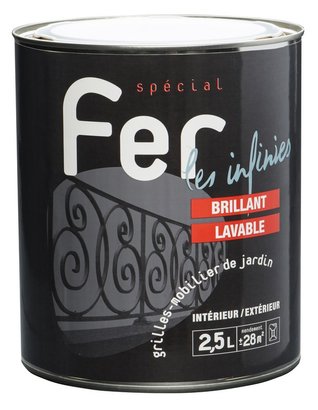 Peinture Infinies Special Fer 2.5 L gris moyen