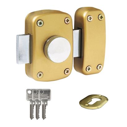 Verrou Basik Bouton/Cyl. 45mm bronze