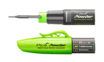 Marqueur spray poudre pica powdergris fluo - Pica