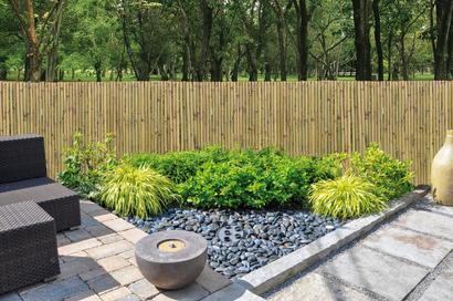 Canisse naturelle en bambou entier (Ø30/40 mm) PREMIUM (type Fargesia) - occultant 3/5 - 2 x 2 m