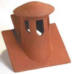 TUILE À DOUILLE PLATE 20X30 DIAM.125 UTILE ET LANTERNE - ALEZANE