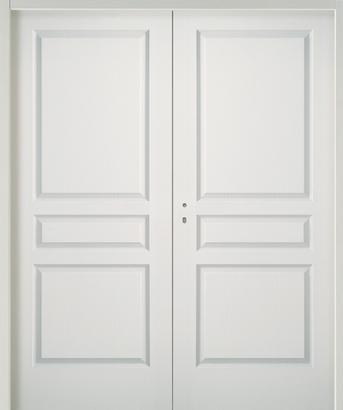 BLOC PORTE POSTFORMEE PREPEINTE SEVIAC 2040 X 1260 MM DROITE POUSSANT SANS JOINT HUISSERIE 72 X 55