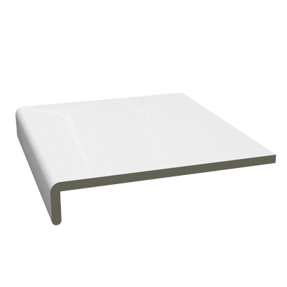 Planche de rive PVC Cellulaire 200 x 5000MM ép.9MM - Blanc