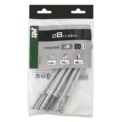 Cheville  à frapper HIT M SPIT TF  Ø8x110MM - Sachet de 8 pièces