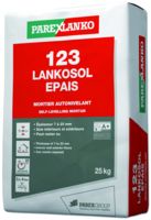 Mortier autonivelant 123 LANKOSOL EPAIS 25KG