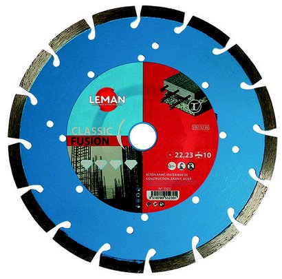 DISQUE DIAMANT BETON ACIER 125X2.2X7X22.2MM