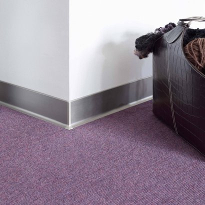 Angle sortant pour plinthe CONSTRUCT - Aluminium anodisé argent -  Ht 60 mm - CAE 60-X