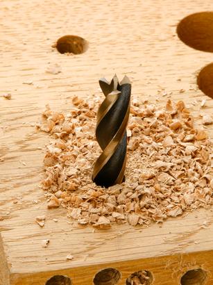 Foret bois 4 pointes attachement cylindrique Ø6MM