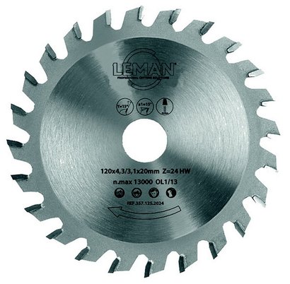 LAME CARBURE INCISEUR CONIQUE 80X2.8-3.6X20 Z 12 PLATE - PANNEAUX