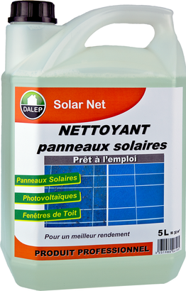 Nettoyant panneaux solaires SOLAR NET Bidon 5 litres pour 30 m2