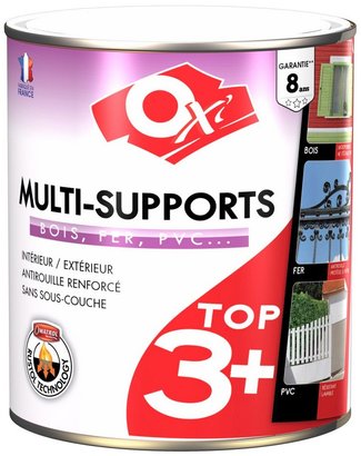 Peinture glycéro TOP 3 multi usage satiné blanc 10 L