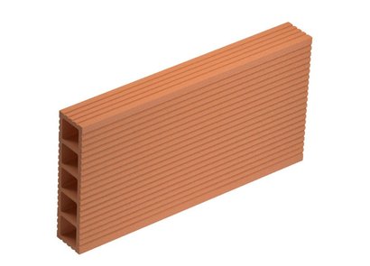 Brique de cloison en terre cuite LASBORDES L. 400 x l. 50 x H. 200MM