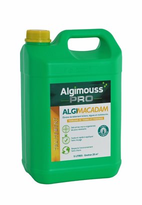 ANTIMOUSSE TENNIS. PARKINGS. MACADAM ALGIMACADAM 5 L