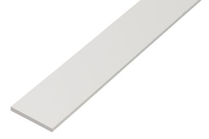 PROFILE PLAT PVC BLANC 50 X 2 - 2.6 M