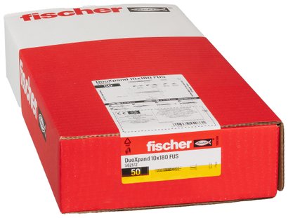 Cheville rallongée DuoXpand 10x180 FUS -50/bte