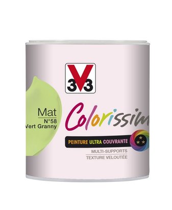 Peinture COLORISSIM MAT 22 CHOCOLAT 0.5 L