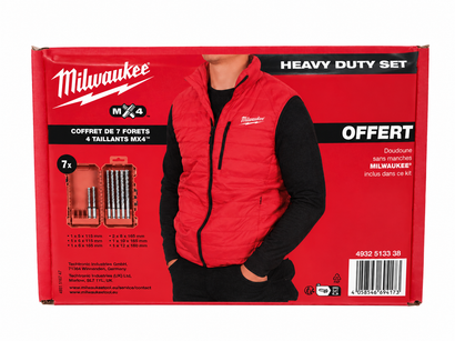 Coffret forets MX4 Milwaukee veste