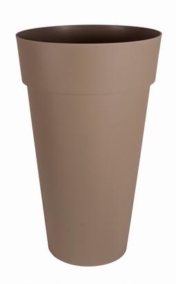Vase Rond Haut TOSCANE XXL Ø48cm H80cm 90L Taupe