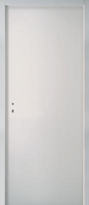 BLOC PORTE PLANE ALVEOLAIRE LAQUEE 2040 X 730 MM GAUCHE POUSSANT HUISSERIE 50 X 72