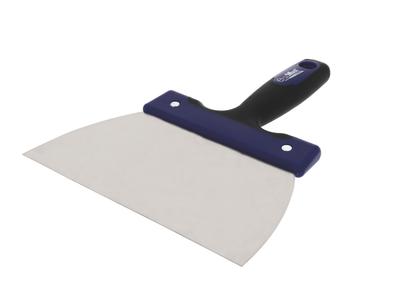 Lame à enduire Ergomust - Acier inox  avec manche bi-matière - 200MM