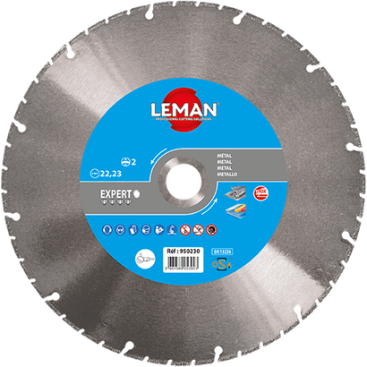 Disque Diamant Métal - Ø125mm - Ep.1,8mm Alésage 22,23mm 
