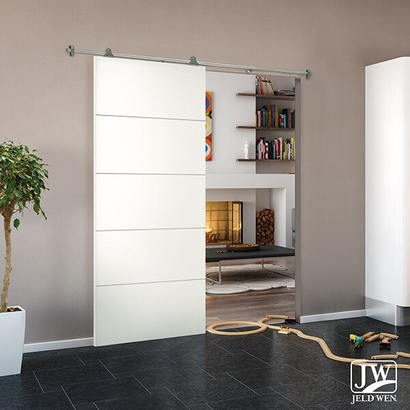 PORTE SEULE HORIZON POST F ALV PP 204X73PORTE NUE POST FORMEE PREPEINTE