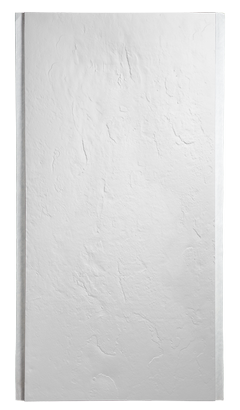 Panneau habillage de douche Résine ardoisée HD -  250 x 90 cm ép 6 mm - Blanc