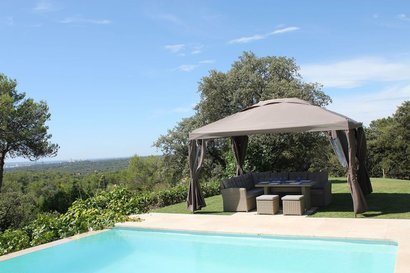 Tonnelle autoportante acier 3 x 4M - Taupe