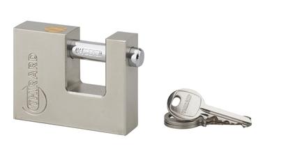 Cadenas land 70 à acier 2 clés - Thirard