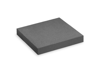 Chapeau plat pilier LISSE 40x40x6CM NOIR