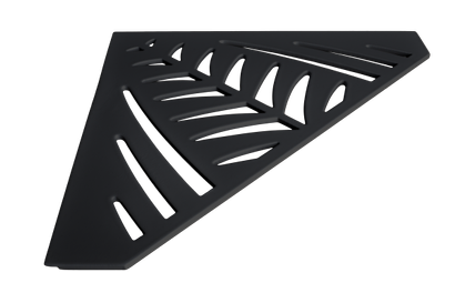 Tablette de douche JUNGLE PENTA 26,4 x 26,4 x 36 cm ép. 3 mm - Noir mat