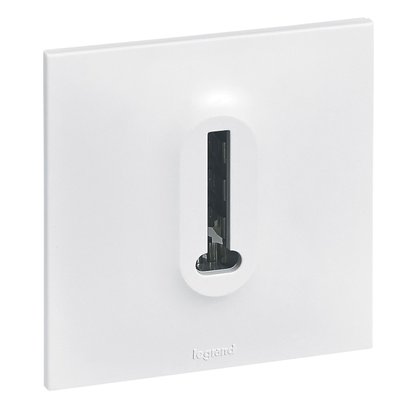 Prise téléphone Neptune LEGRAND - 8 contacts en T - Blanc