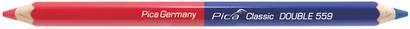 Crayon marquage pica double bleu et rouge - Pica