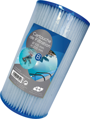 Cartouche filtre piscine D.140XHT.250MM