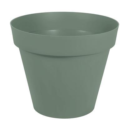 Pot rond TOSCANE 170L vert laurier polypropylène Ø80 cm